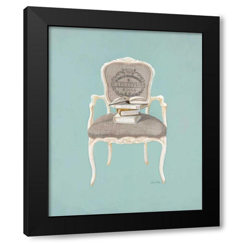 Linen Chaise 2 Black Modern Wood Framed Art Print by Fisk, Arnie