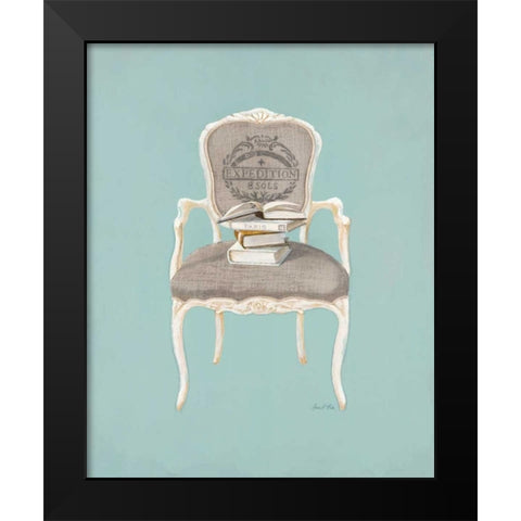 Linen Chaise 2 Black Modern Wood Framed Art Print by Fisk, Arnie