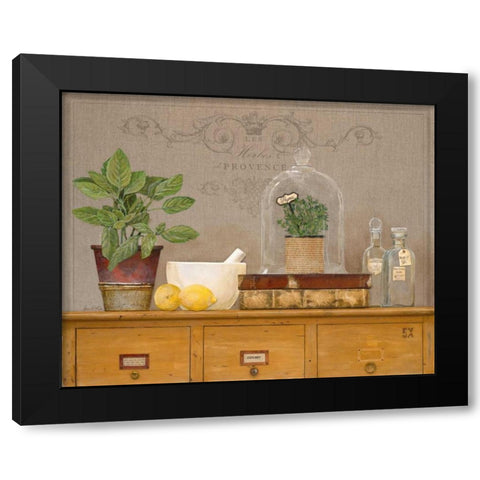 Basil Library Black Modern Wood Framed Art Print with Double Matting by Fisk, Arnie
