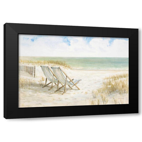 Sand Dunes and Sunshine Black Modern Wood Framed Art Print with Double Matting by FISK, Arnie