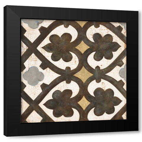 Winery Villa Tile 2 Black Modern Wood Framed Art Print with Double Matting by Fisk, Arnie