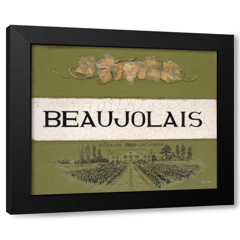 Beaujolais Cellar Reserve Black Modern Wood Framed Art Print with Double Matting by Fisk, Arnie
