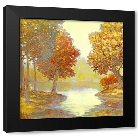 Amber Nature 1 Black Modern Wood Framed Art Print with Double Matting by Fisk, Arnie