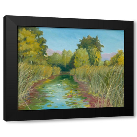 Wetland Sanctuary Black Modern Wood Framed Art Print by Fisk, Arnie