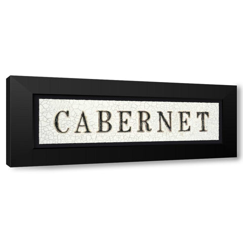 Cabernet  Black Modern Wood Framed Art Print with Double Matting by Fabiano, Marco
