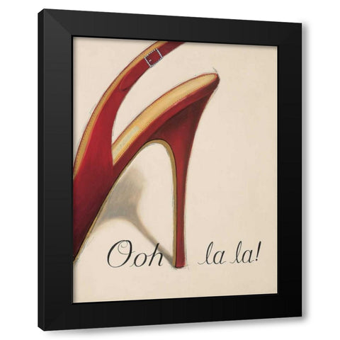 Ooh La La  Black Modern Wood Framed Art Print with Double Matting by Fabiano, Marco