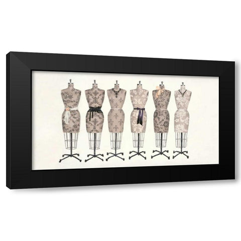 Judy Chic Black Modern Wood Framed Art Print by Fabiano, Marco