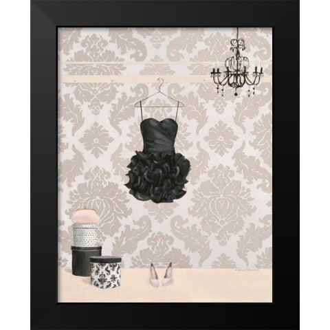 Nothing to Wear 4 Black Modern Wood Framed Art Print by Fabiano, Marco