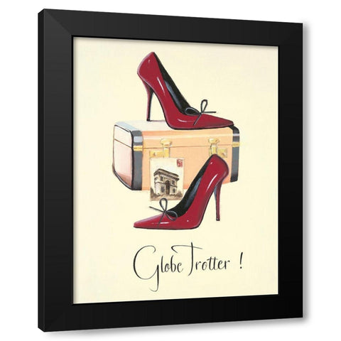 JET SETTER 5 Black Modern Wood Framed Art Print with Double Matting by Fabiano, Marco