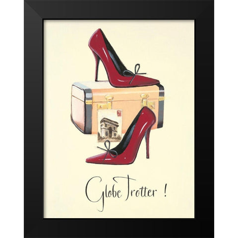 JET SETTER 5 Black Modern Wood Framed Art Print by Fabiano, Marco