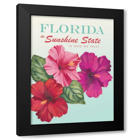 Sunshine State Black Modern Wood Framed Art Print with Double Matting by Fabiano, Marco