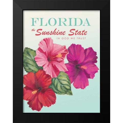 Sunshine State Black Modern Wood Framed Art Print by Fabiano, Marco