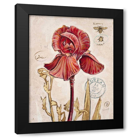 Ruby Collection 2 Black Modern Wood Framed Art Print by Barrett, Chad