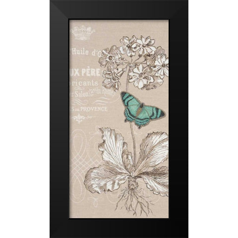 Primula Black Modern Wood Framed Art Print by Barrett, Chad
