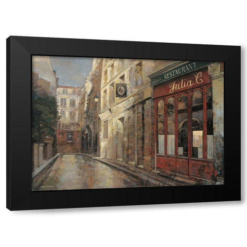 Julia C. Black Modern Wood Framed Art Print with Double Matting by Hak, Chiu Tak