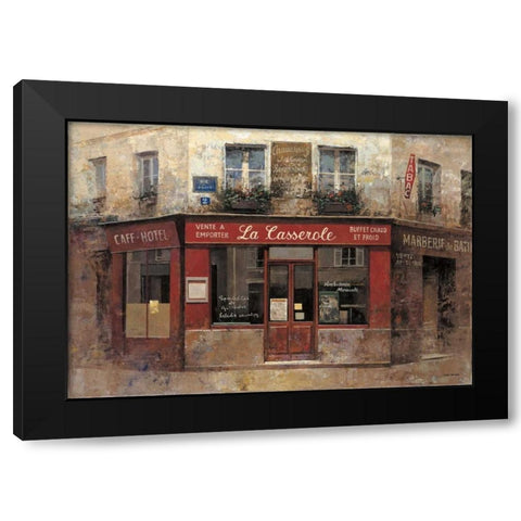 La Cassarole Black Modern Wood Framed Art Print with Double Matting by Hak, Chiu Tak