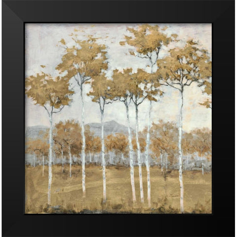 Autumns Gold 1 Black Modern Wood Framed Art Print by Schultz McGannon