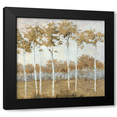 Autumns Gold 2 Black Modern Wood Framed Art Print by Schultz McGannon