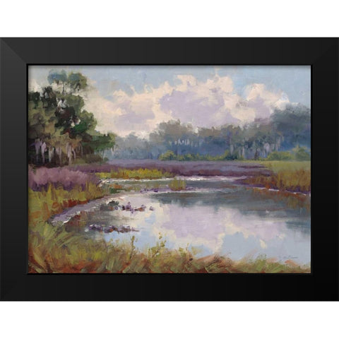 Countryside Hues Black Modern Wood Framed Art Print by Schultz-McGannon, Jill