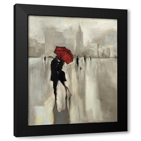 Swept Away Black Modern Wood Framed Art Print with Double Matting by Lehman, Laurel