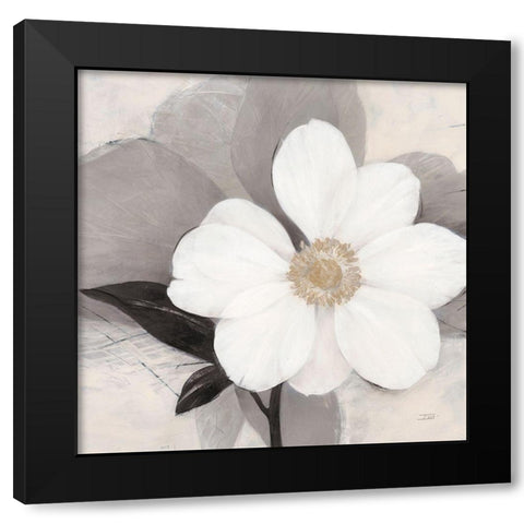 Midday Bloom Black Modern Wood Framed Art Print by Stoyanov, Ivo