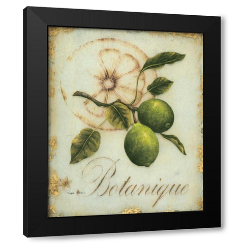 Lime Recollection Black Modern Wood Framed Art Print by Regina Andrew Design