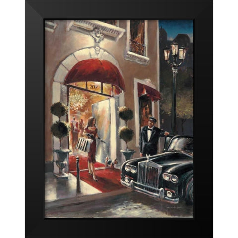 Sense Of Style Black Modern Wood Framed Art Print by Heighton, Brent