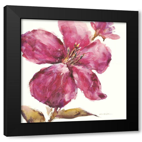 Verve Black Modern Wood Framed Art Print by Heighton, Brent