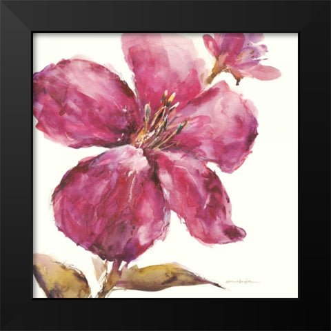 Verve Black Modern Wood Framed Art Print by Heighton, Brent