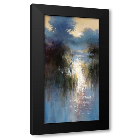 Peaceful Everglades 1 Black Modern Wood Framed Art Print by Heighton, Brent