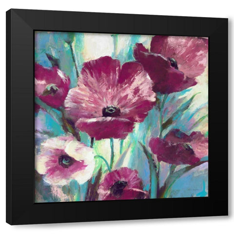 Morning Bloom 1 Black Modern Wood Framed Art Print by Heighton, Brent