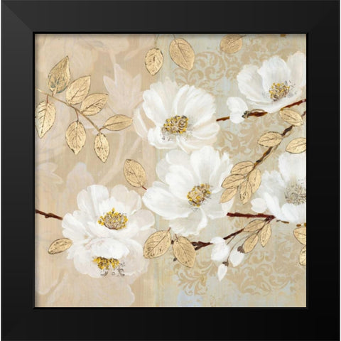 Guilded Glow Black Modern Wood Framed Art Print by Theodosiou, Matina