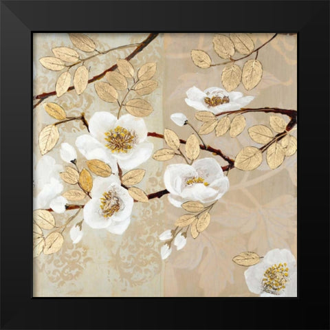 Guilded Shine Black Modern Wood Framed Art Print by Theodosiou, Matina