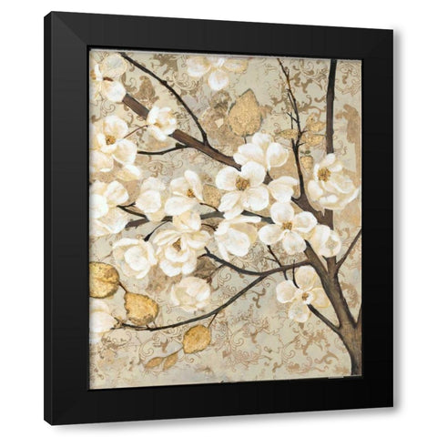 Illuminated View Black Modern Wood Framed Art Print with Double Matting by Theodosiou, Matina