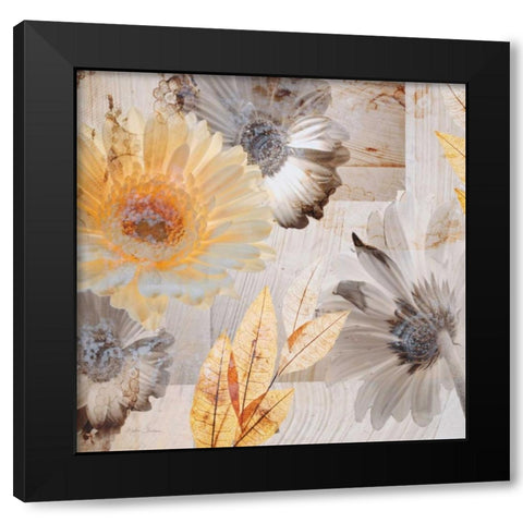 Sunny Days Black Modern Wood Framed Art Print by Theodosiou, Matina