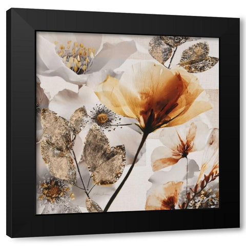 Happy Days Black Modern Wood Framed Art Print with Double Matting by Theodosiou, Matina