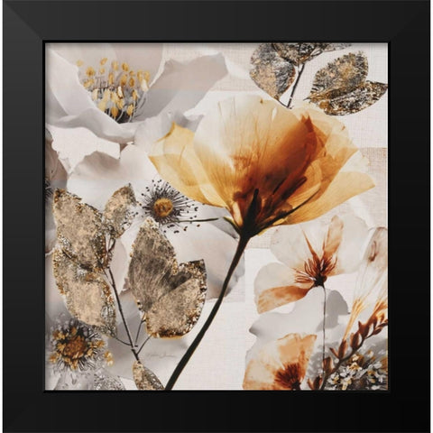 Happy Days Black Modern Wood Framed Art Print by Theodosiou, Matina