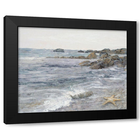 Ocean Breeze 3 Black Modern Wood Framed Art Print by Theodosiou