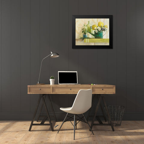 English Sage Black Modern Wood Framed Art Print by Staehling, Angela