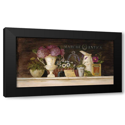 Marche Antica Vignette Black Modern Wood Framed Art Print by Staehling, Angela