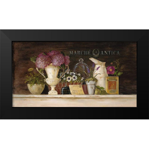 Marche Antica Vignette Black Modern Wood Framed Art Print by Staehling, Angela