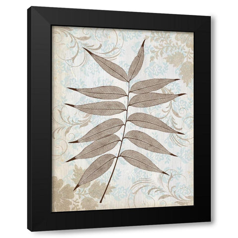 Silver and Pistachio Black Modern Wood Framed Art Print by Morey, Booker