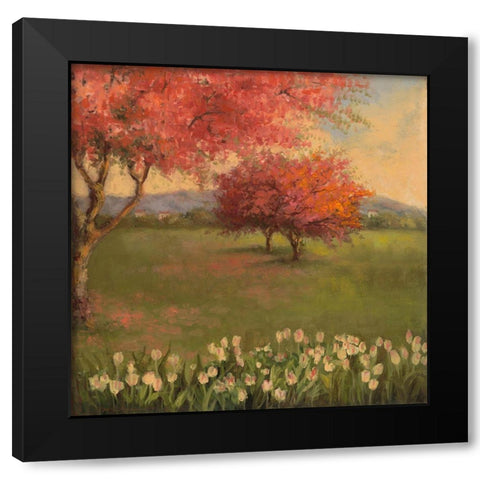 Silver and Oak Black Modern Wood Framed Art Print by Morey, Booker
