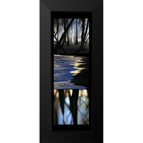 Sunset Enchantment  Black Modern Wood Framed Art Print by Rauscher, Michel
