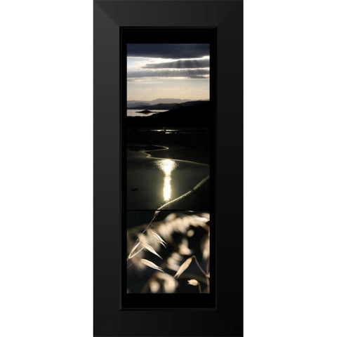 Moon Light Enchantment  Black Modern Wood Framed Art Print by Rauscher, Michel