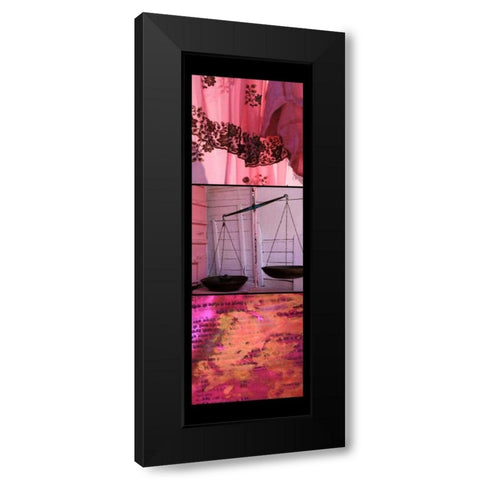 Market Scale Black Modern Wood Framed Art Print by Rauscher, Michel