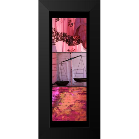 Market Scale Black Modern Wood Framed Art Print by Rauscher, Michel