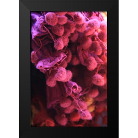 Global Pinks 1 Black Modern Wood Framed Art Print by Rauscher, Michel
