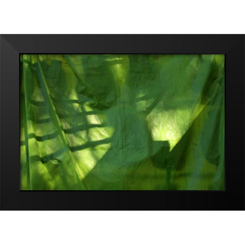 Fresh Green 3 Black Modern Wood Framed Art Print by Rauscher, Michel