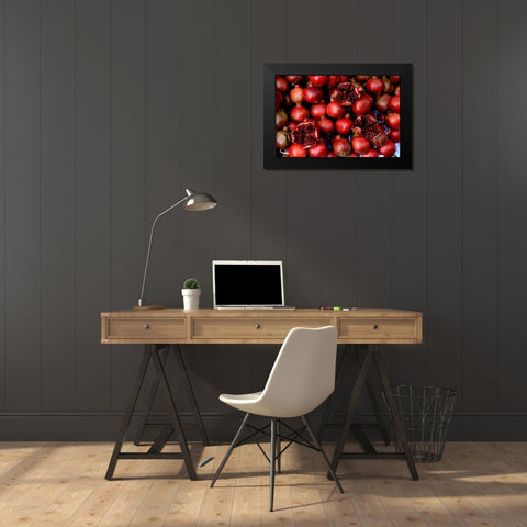 Global Spice 1 Black Modern Wood Framed Art Print by Rauscher, Michel